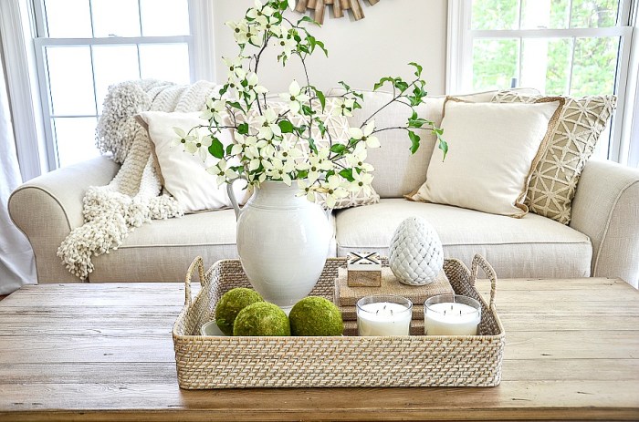 Coffee table decor items