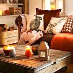 Fall living room table decor