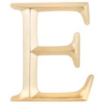 Gold letter a wall decor