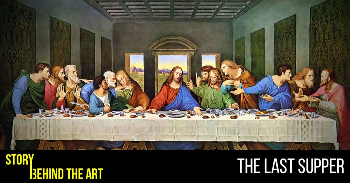 The last supper wall decor