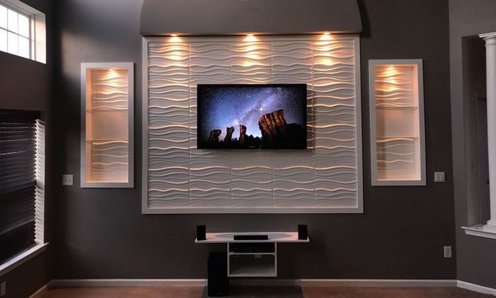 Wall mounted tv decor ideas