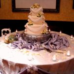 Cake table decor wedding