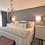 Gray wall decor for bedroom