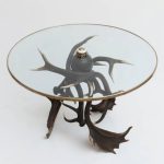 Antler decor deer table cowgirlmagazine article