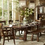 Pottery barn dining table decor