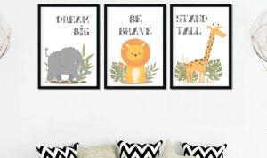 Jungle wall mural adventure murals safari wallpaper animal animals theme scene dschungel kids 3d fun tiere walls children