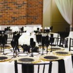 Black table top decor