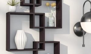 Large wall shelves decor