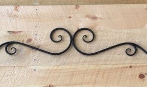 Rod iron wall decor