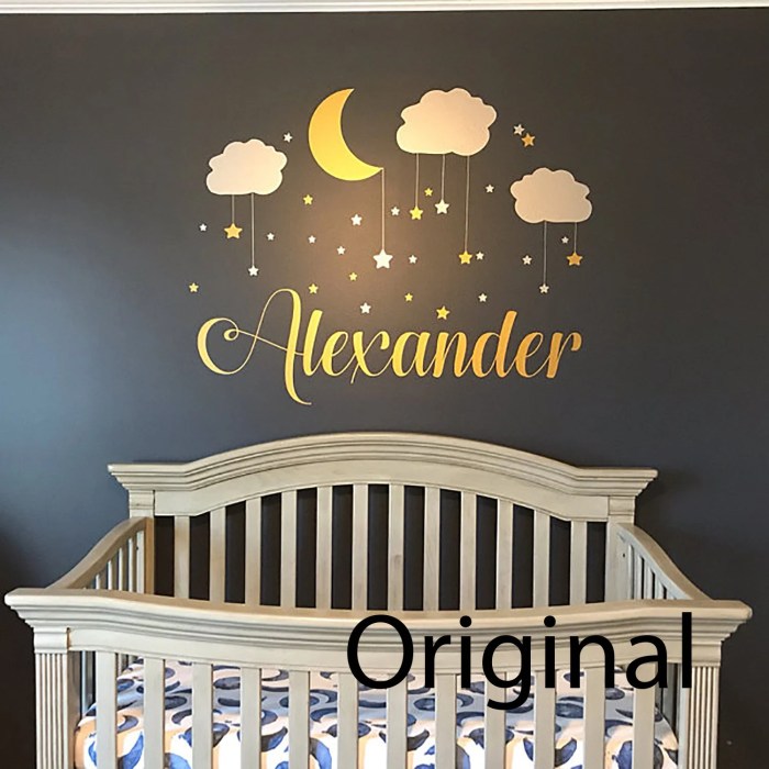 Nursery decor wall stickers