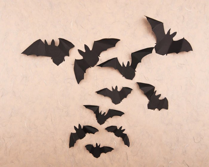 Bat decor for walls