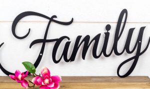 Family sign wall decor