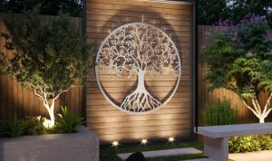 Inexpensive outdoor wall decor