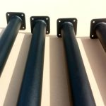 Pipe decor table legs