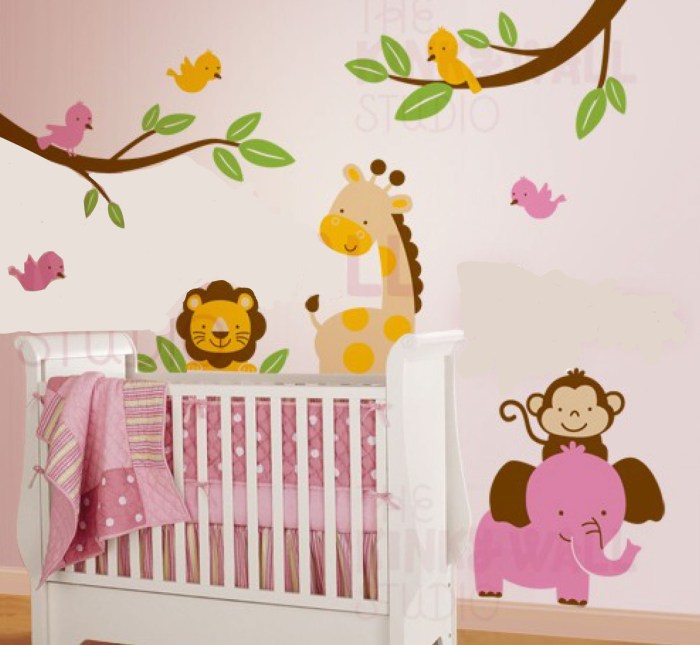 Nursery decor wall stickers