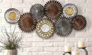 Metal wall decor art