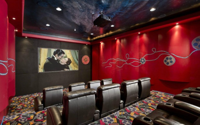 Movie room wall decor