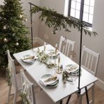 Sofa table christmas decor