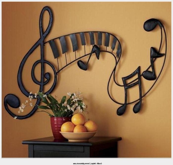 Music wall decor ideas