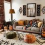 Boho living room wall decor