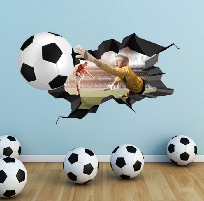 Soccer wall art decor