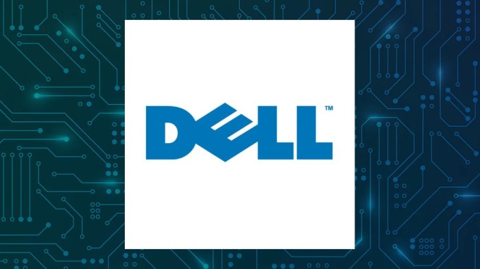 Dell stock price today