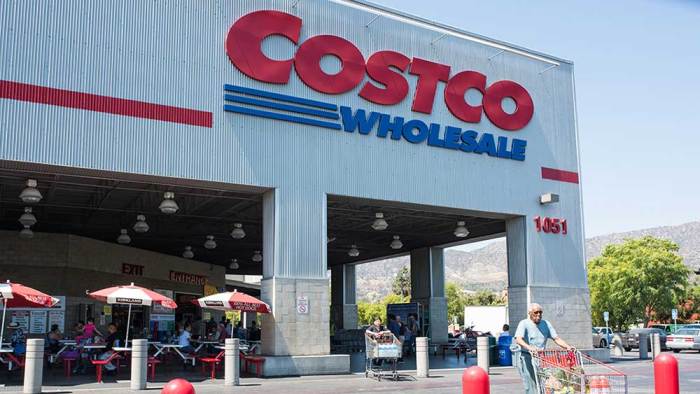 Costco current selling price of stock per share